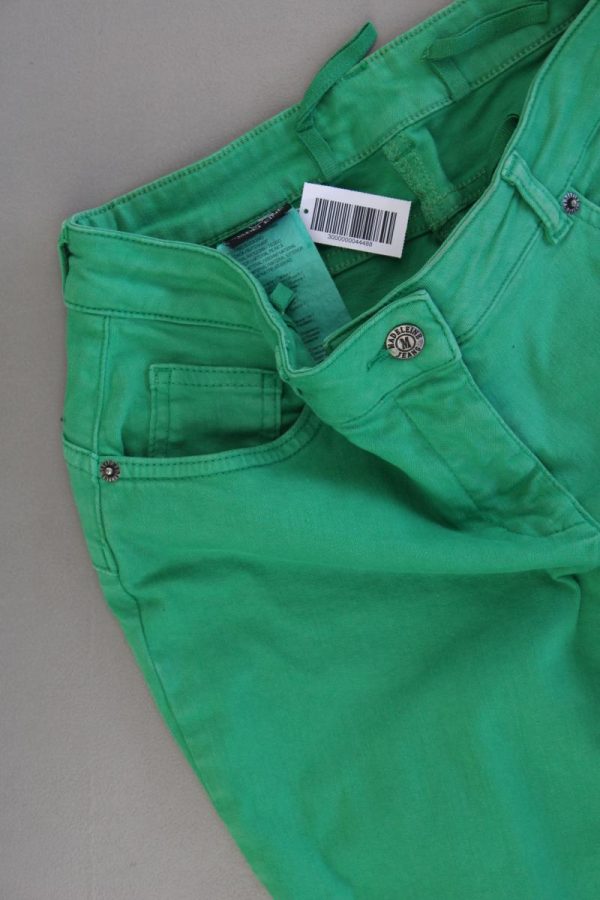 Madeleine Regular Jeans Gr. Kurzgröße 19 grün aus Baumwolle Online – Bild 2
