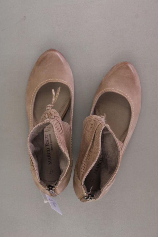 Marco Tozzi Pumps Gr. 37 braun aus Leder Mode – Bild 3