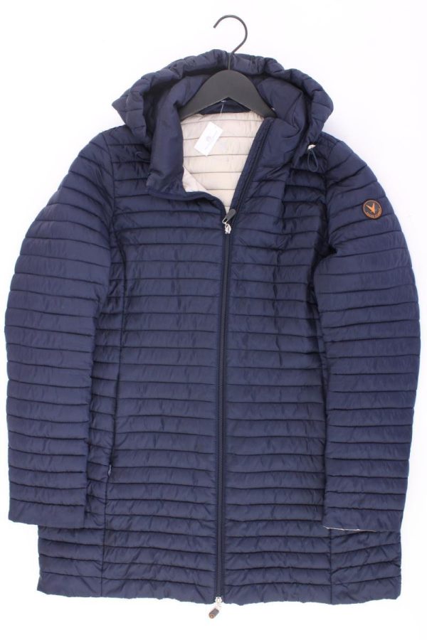 Fuchs Schmitt Kapuzenmantel Gr. 40 neuwertig blau aus Polyester Angebot