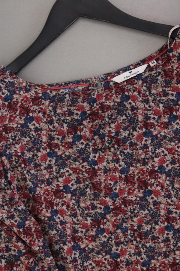 Tom Tailor Regular Bluse Gr. 36 mit Blumenmuster 3 4 Ärmel mehrfarbig Rabatt – Bild 2