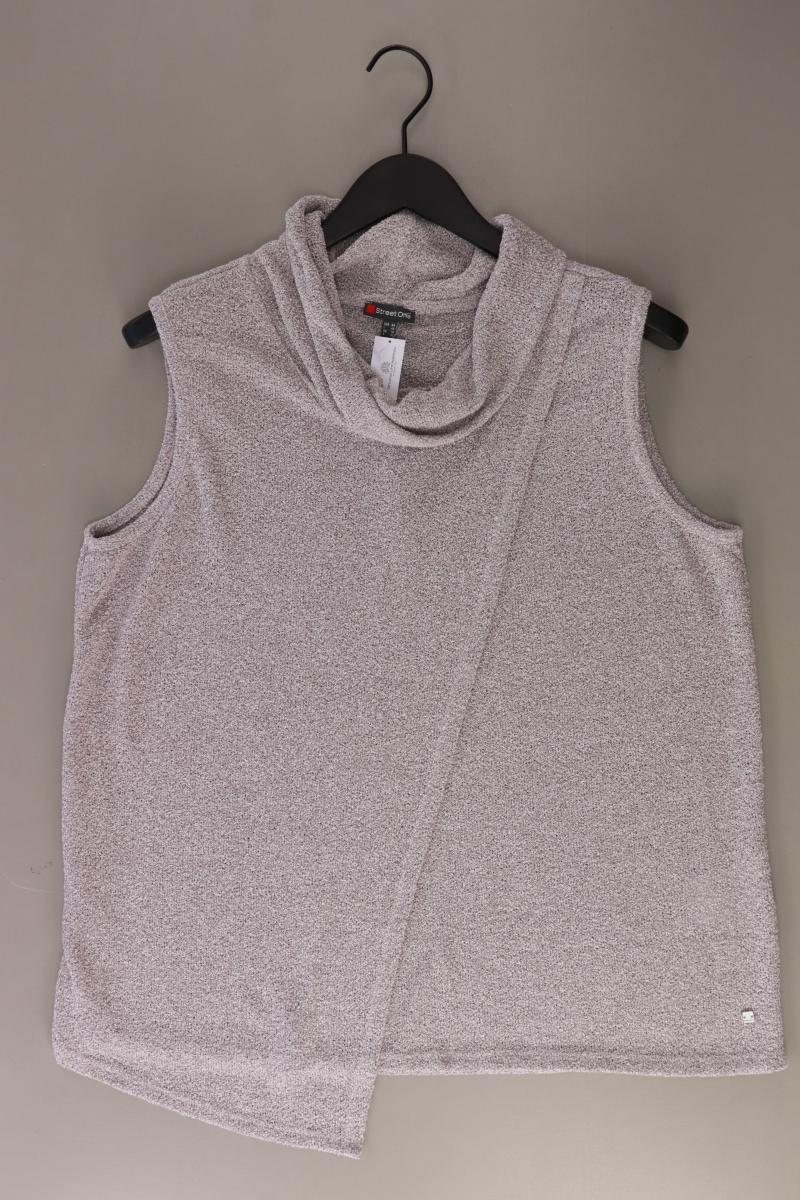 Street One Stricktop Gr. 44 grau aus Viskose Schn?ppchen