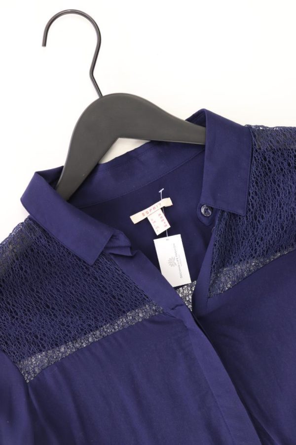 Esprit Langarmbluse Gr. 36 blau Jetzt online – Bild 3