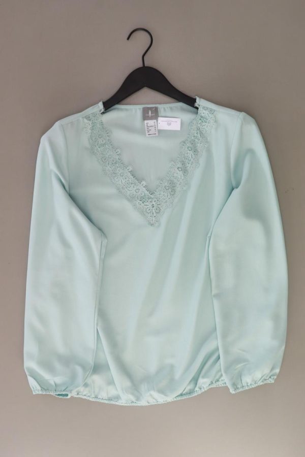 FAIR LADY Langarmbluse Gr. 42 türkis aus Polyester Verkauf