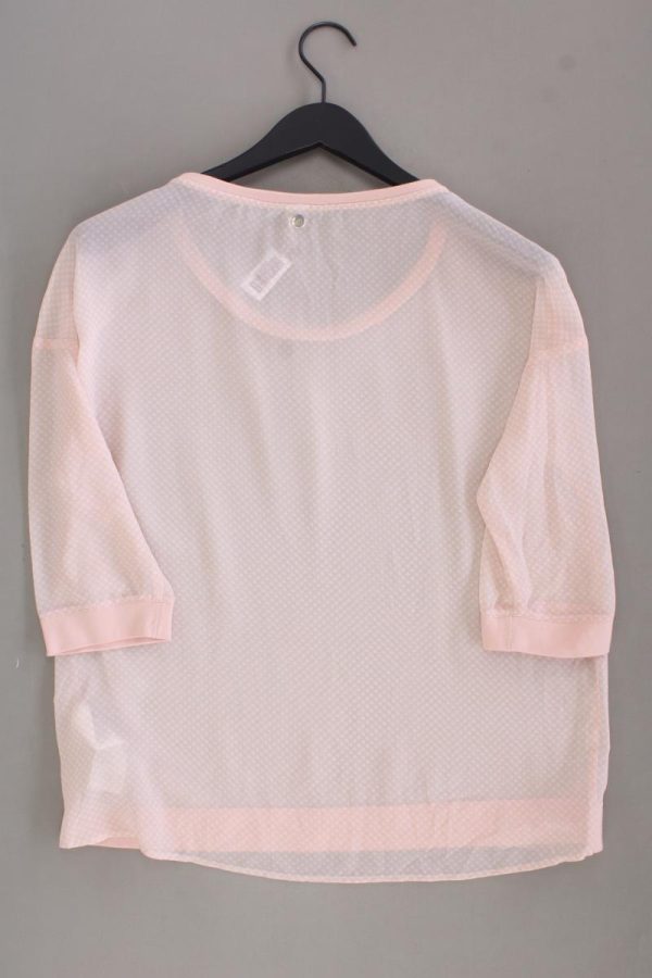 s.Oliver Oversize-Bluse Gr. 38 gepunktet 3 4 Ärmel rosa aus Polyester Im Angebot – Bild 3