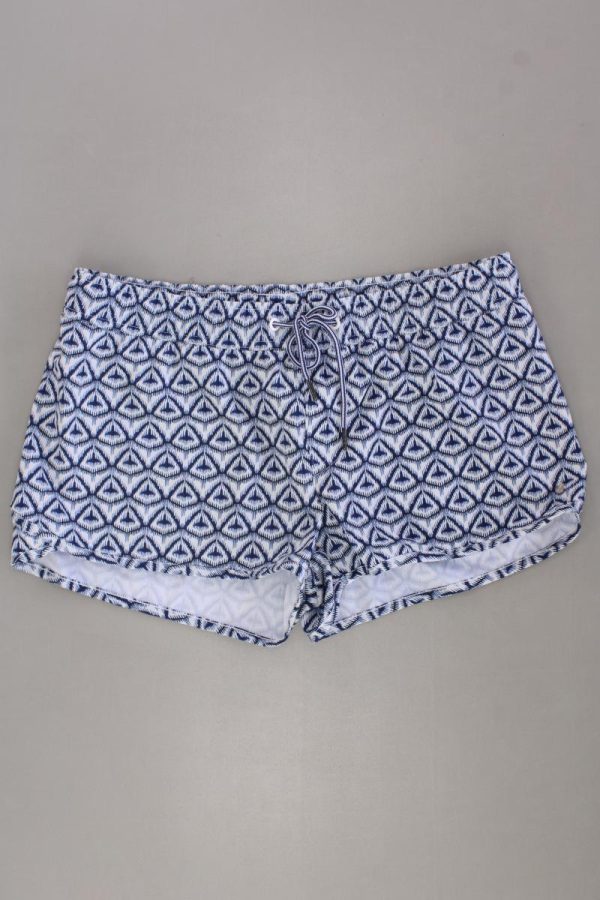 Maui-Wowie Shorts Gr. L geometrisches Muster neuwertig blau aus Polyester Rabatt