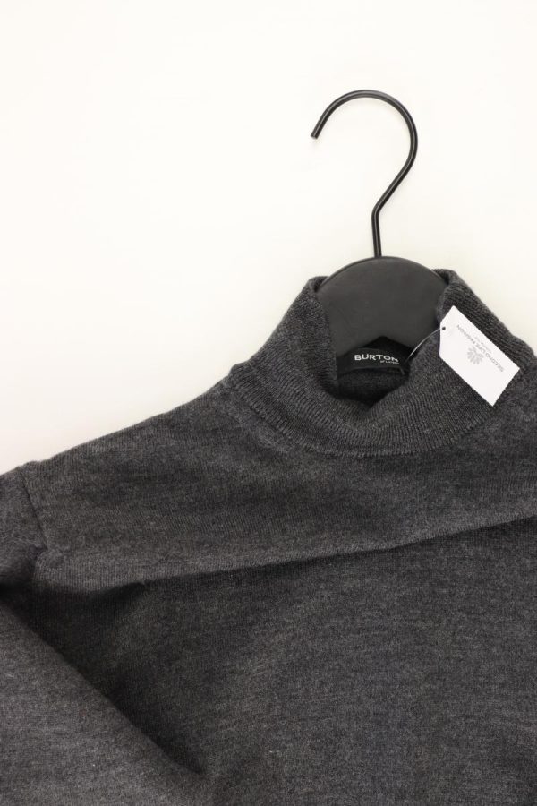 Burton of London Rollkragenpullover Gr. M neuwertig grau aus Wolle Online-Schn?ppchen – Bild 2