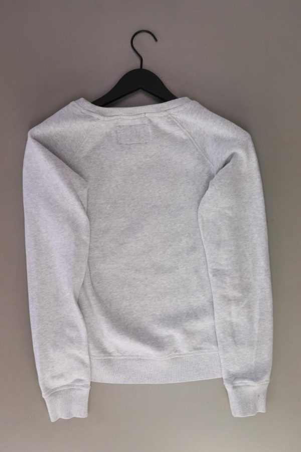 Superdry Langarmpullover Gr. XS mit Pailletten grau aus Baumwolle Online-Verkauf – Bild 2