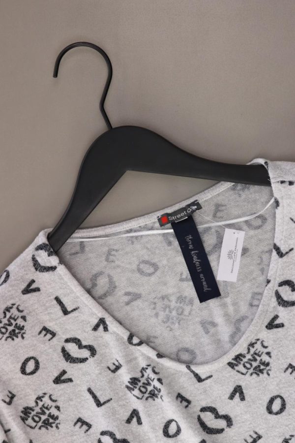 Street One Feinstrickpullover Gr. 38 grau aus Viskose Jetzt online – Bild 3