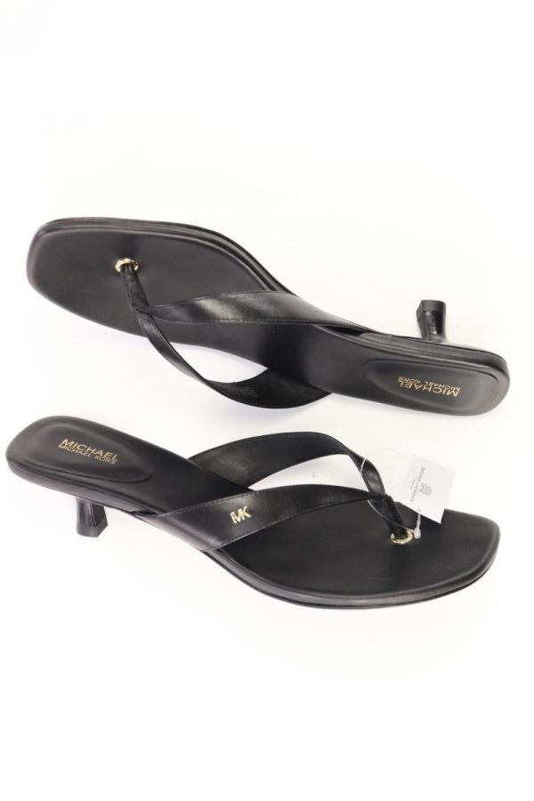 Michael Kors Sandalen Gr. 41 neuwertig schwarz aus Leder Jetzt online – Bild 2