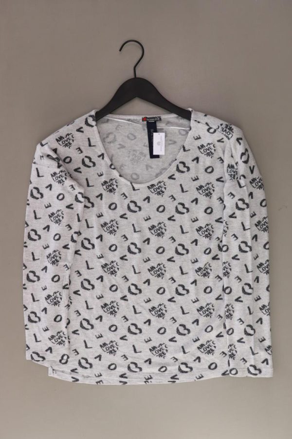 Street One Feinstrickpullover Gr. 38 grau aus Viskose Jetzt online