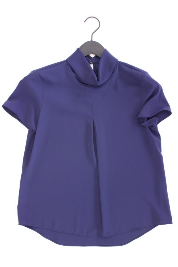 Esprit Kurzarmbluse Gr. 34 blau Jetzt online