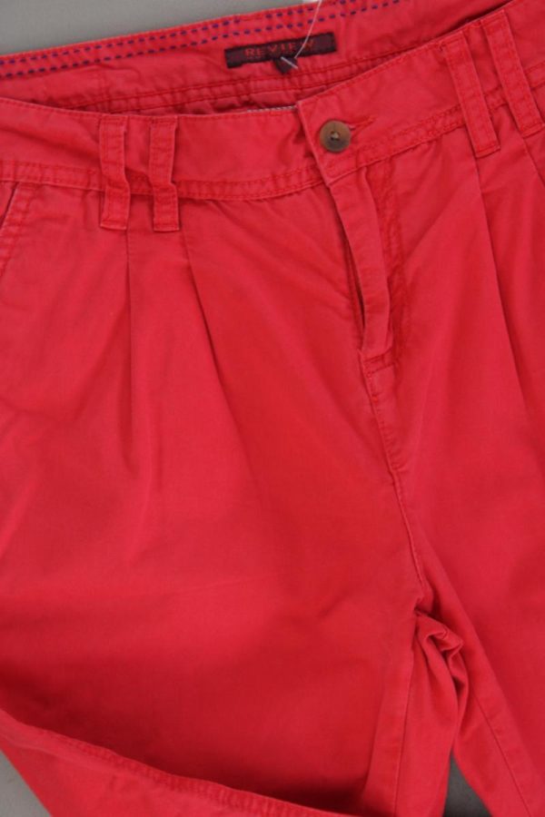 Review Chinohose Gr. M rot aus Baumwolle Online – Bild 2