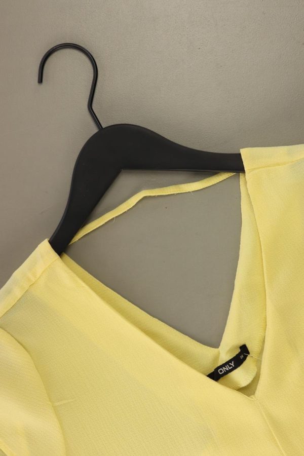 Only Kurzarmbluse Gr. 36 gelb aus Polyester Angebot – Bild 3