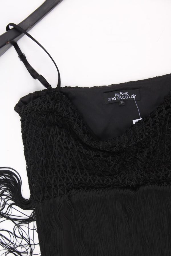 Ana Alcazar Schlauchkleid Gr. 36 Träger schwarz Verkauf – Bild 2