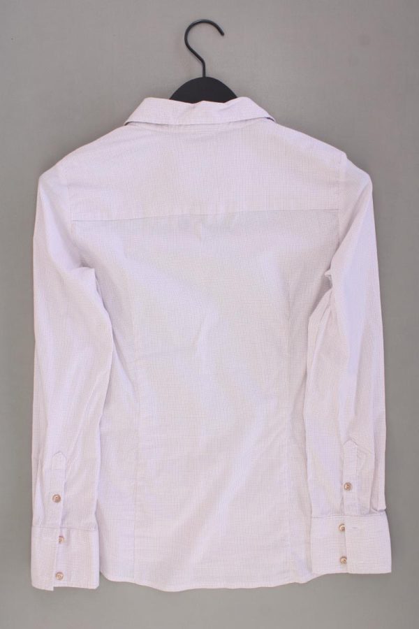 Street One Karobluse Gr. 38 kariert Langarm rosa aus Baumwolle Angebot – Bild 3