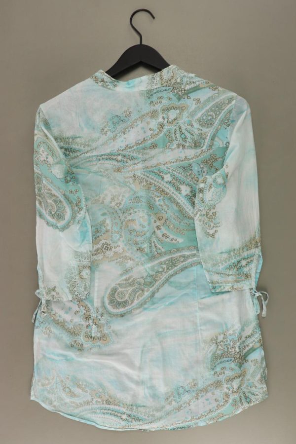 Brax Regular Bluse Gr. 38 mit Paisleymuster 3 4 Ärmel blau aus Viskose Online – Bild 2