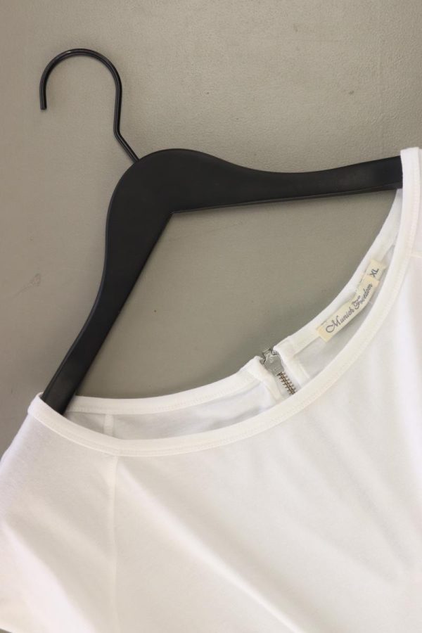 munich freedom T-Shirt Gr. XL Kurzarm weiß aus Viskose Angebot – Bild 3