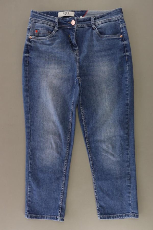 Cecil 7 8 Jeans Gr. W28 neuwertig blau aus Baumwolle Schn?ppchen