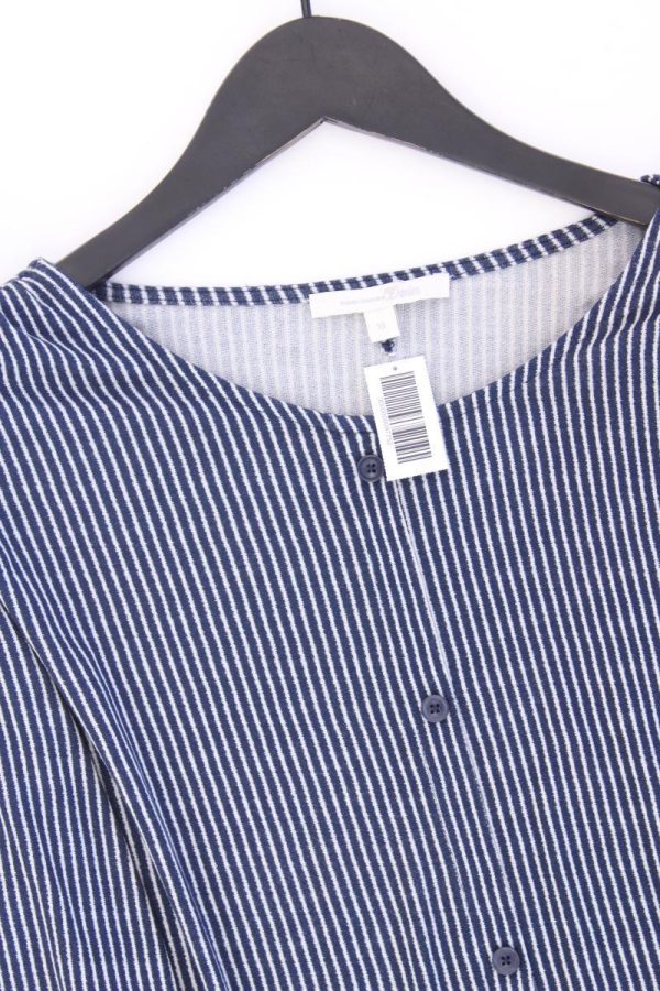Tom Tailor (Denim) Langarmbluse Gr. XL gestreift blau aus Viskose Online-Schn?ppchen – Bild 2