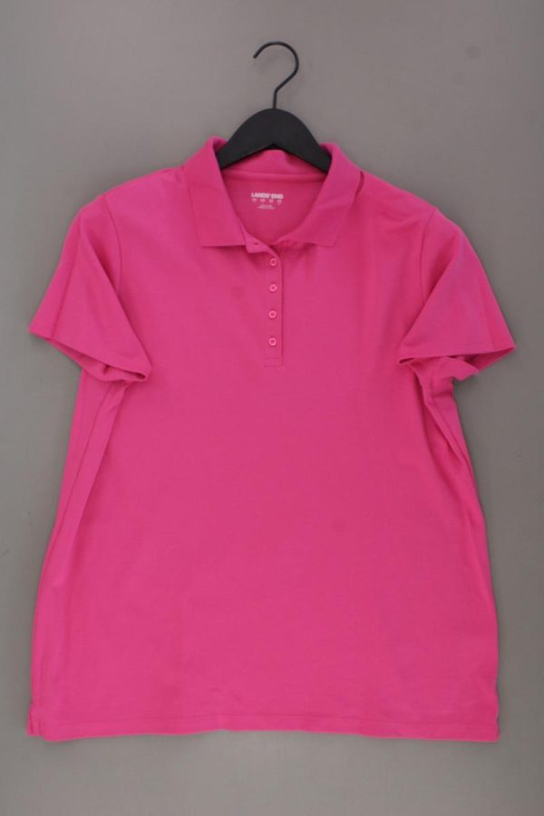 Lands  End Poloshirt Gr. L neuwertig Kurzarm pink aus Baumwolle Angebot