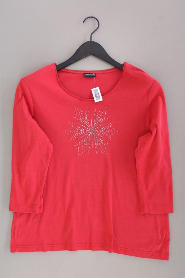 Gerry Weber Regular Shirt Gr. 44 3 4 Ärmel rot Zu verkaufen