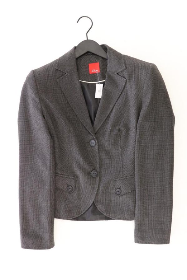 s.Oliver Regular Blazer Gr. 38 grau aus Polyester Online